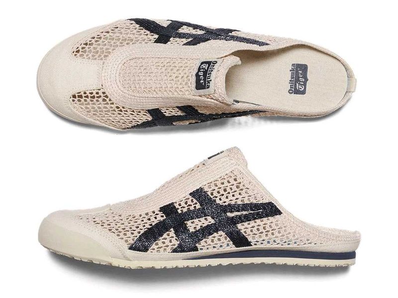 Onitsuka tiger mexico66 cream black sabot*