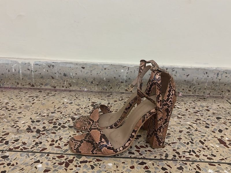 Cheetah Print Wedges