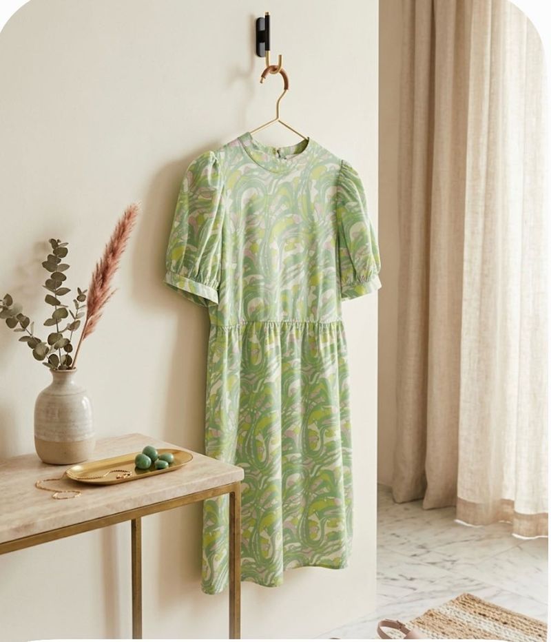 Lovely Vero Moda Green Dress