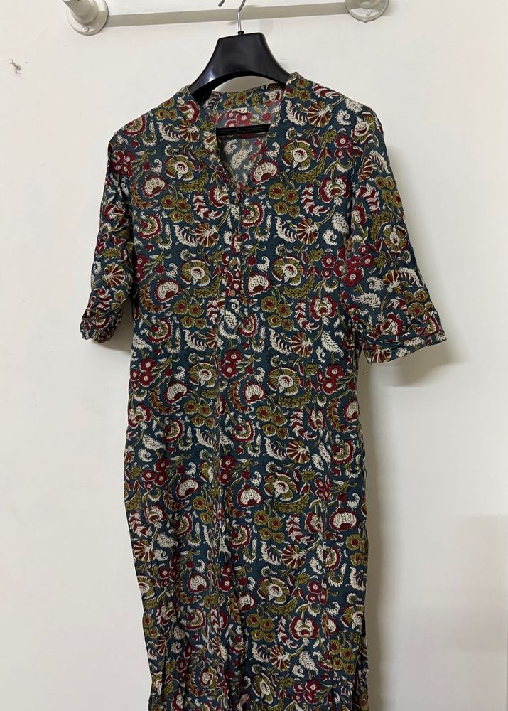 Bohemian Floral Print Kurta