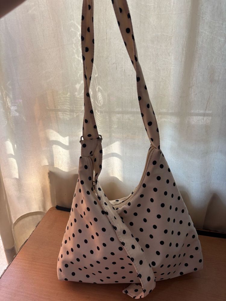 Cute Polka Dot Hobo Bag
