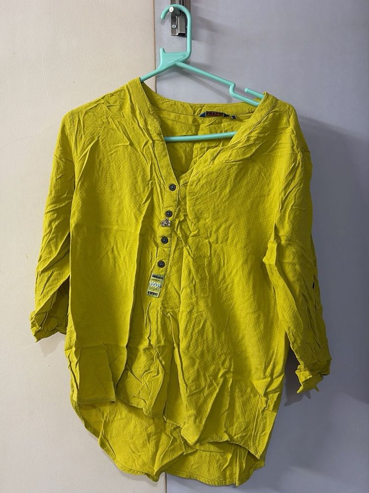 Lime Green Kurta