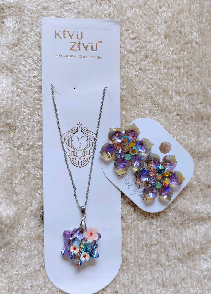 Kivu Ziyu Necklace &amp; Earring Set