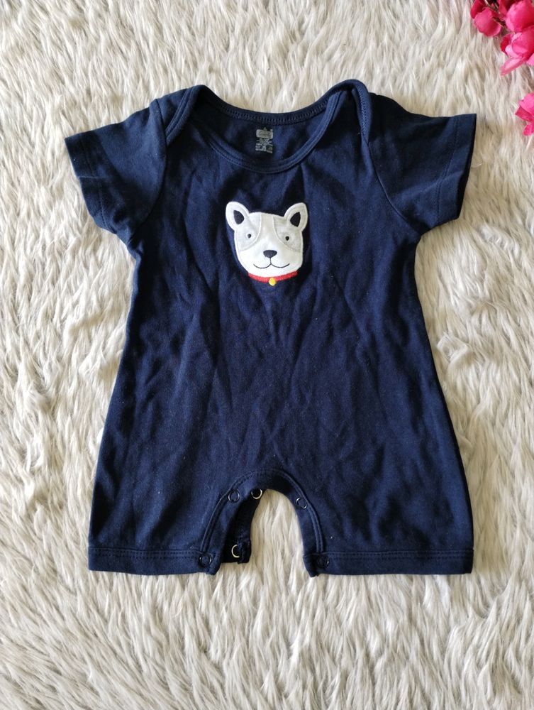 Simply Navy Blue Rompers (Boys)