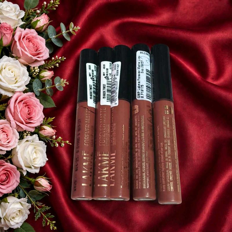 Lakme Matte lipstick original brand sealed pack 5