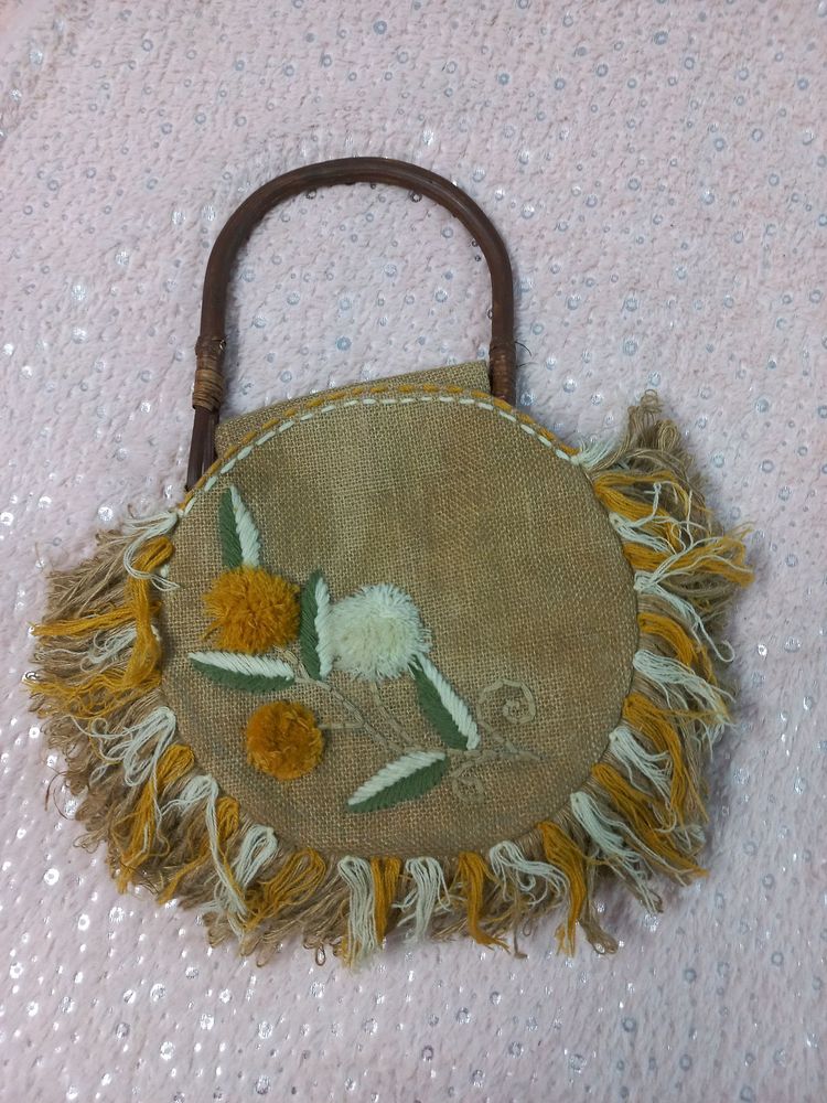 Jute Handbag with Handle
