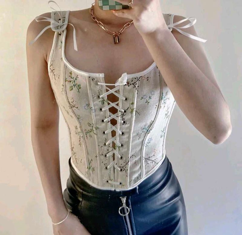 Floral Corset Top