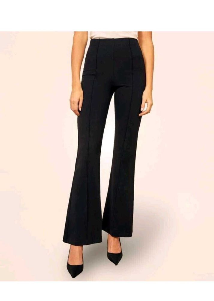 Classic Black Bootcut Pants